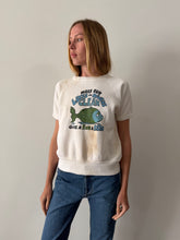 60s Give Fish a Bath Short Sleeve Sweatshirt
