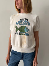 60s Give Fish a Bath Short Sleeve Sweatshirt