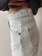Orange Tab Cut Off Light Wash Levis Shorts 29w