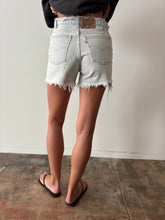 Orange Tab Cut Off Light Wash Levis Shorts 29w
