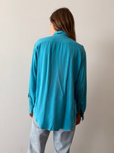 40s Teal Gab Western Shirt