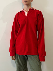70s/80s Red Rugby Shirt