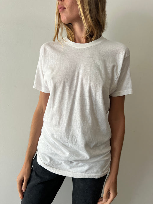 Plain White Fruit of the Loom Tee
