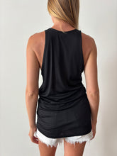 60s Black Nylon Tank