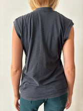 Faded Black Sleeveless tee