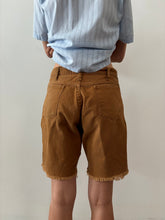 60s Brown Cut Off Jean Shorts