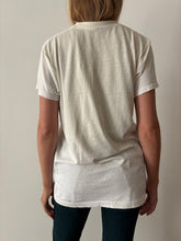 Worn Soft White Cotton Tee