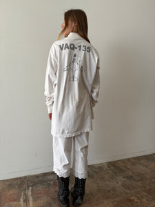 60s/70s Military Aircraft Deck Worker Long Tee