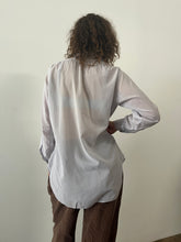 70s Pale Purple Semi-Sheer Fine Cotton Dress Shirt