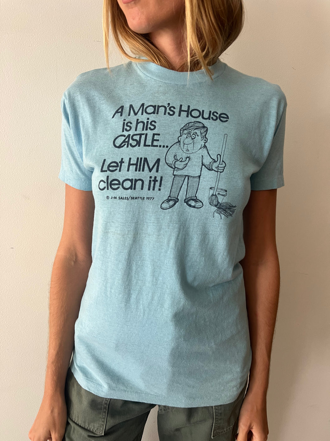 A Man's House is his Castle Tee