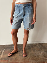 Light Wash Denim Carhartt Work Shorts 30w