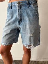 Light Wash Denim Carhartt Work Shorts 30w