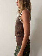 Faded Heather Brown Tank