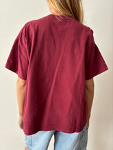 Big Boxy Maroon Tee