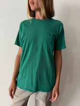 Turquoise Ralph Lauren Pocket Tee