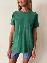 90s Green Ralph Lauren Pocket Tee
