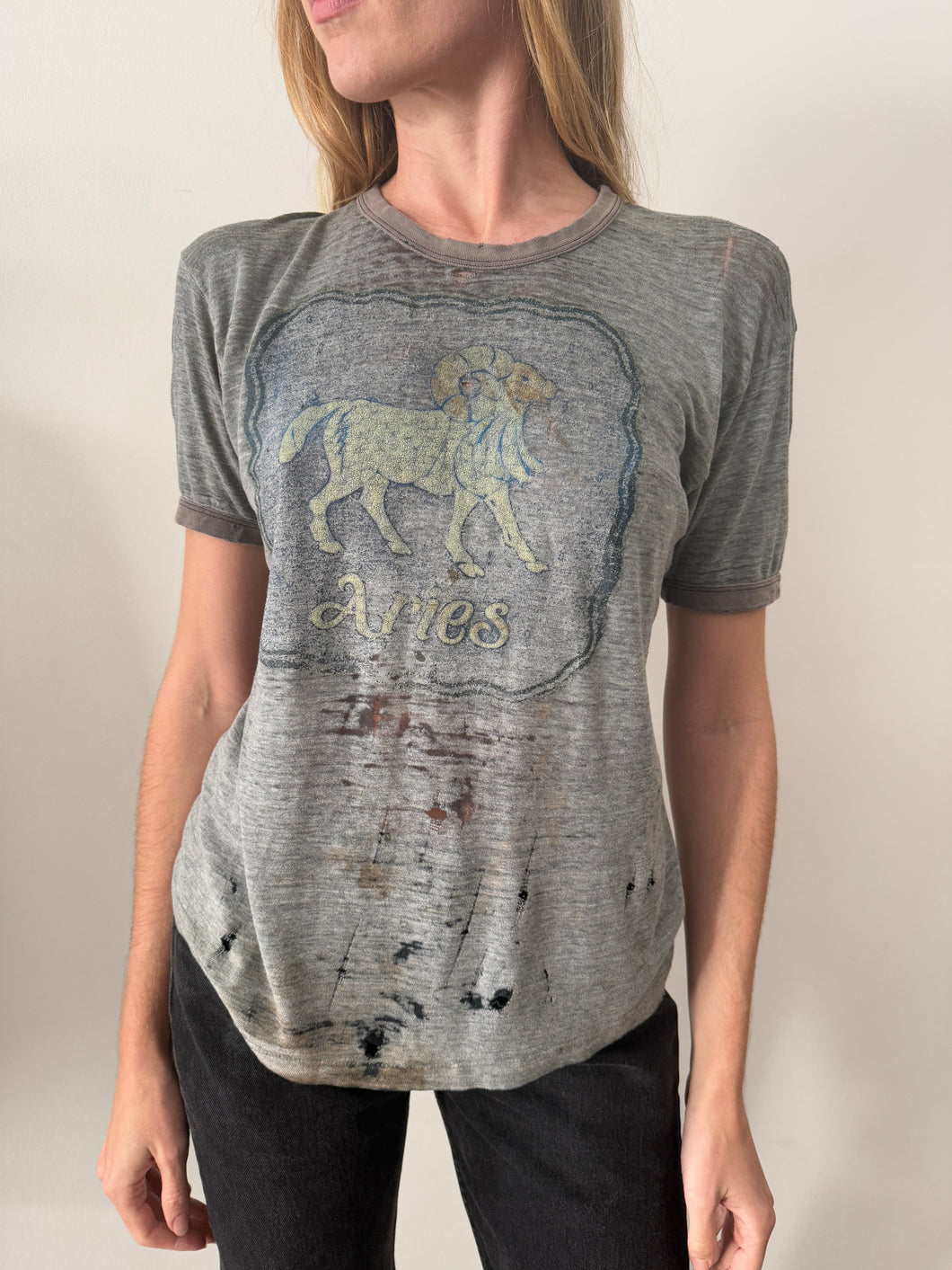 Thrashed 70s Aries tee