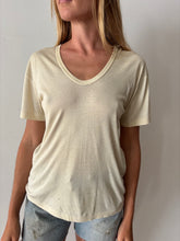 Soft Cream Scoopneck Tee