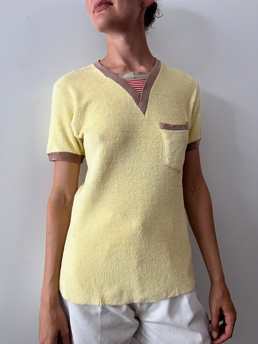 1940s Yellow Terry Tee