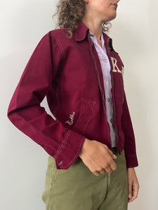50s Burgundy Collegiate Jacket