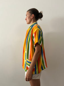 60s/70s Rainbow Terry Mens Jacket