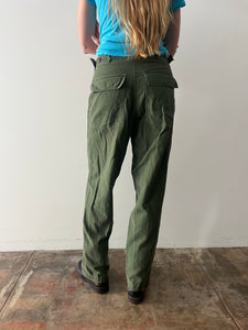 60s US Army Cotton Field Trousers