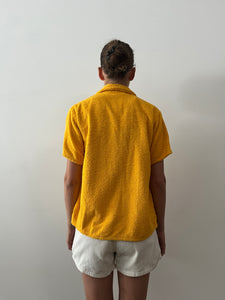 Mustard Terry Beach Jacket