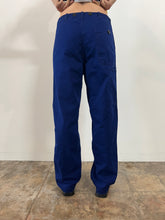 60s Indigo Blue Cotton Work Pants