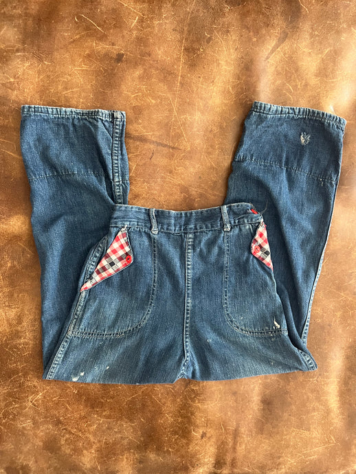 40s Western Girls Jeans