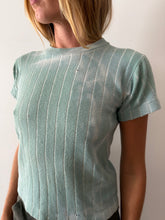 1930s Ribbed Cotton Tee