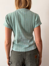 1930s Ribbed Cotton Tee