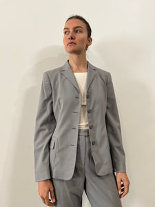 Calvin Klein Collection Italian Made Pewter Suit