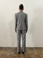 Calvin Klein Collection Italian Made Pewter Suit