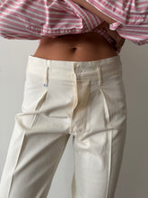 White Cotton Japanese Cotton Work Trousers 30w