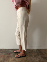 White Cotton Japanese Cotton Work Trousers 30w