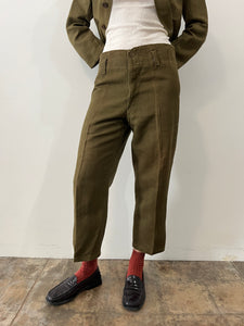 50s Japanese Hemp Two-Piece Work Suit