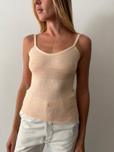 Antique Peach Ribbed Tank