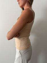 Antique Peach Ribbed Tank