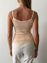 Antique Peach Ribbed Tank