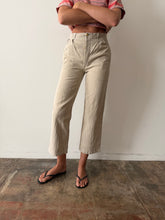 Antique French Linen Pants 28w