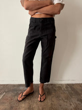 Cut Off Black Carhartt Work Pants 32w