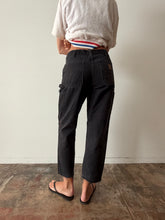 Cut Off Black Carhartt Work Pants 32w