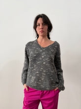 30s/40s HandKnit V Neck Sweater