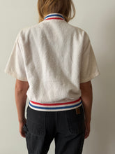 50s/60s Zip Up Terry Cloth Shirt