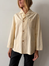 50s Cream French Linen Blazer