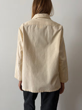50s Cream French Linen Blazer