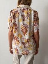 50s Pineapple Rayon Hawaiian Shirt