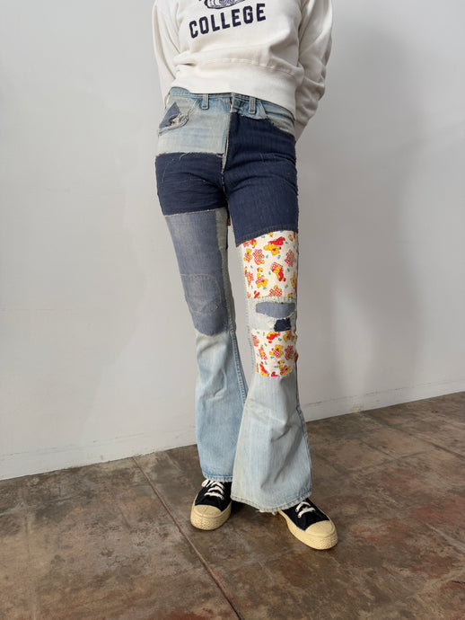 70s Patchwork Flares