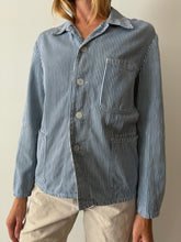 French Striped Chore Coat