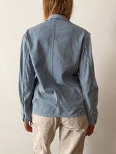 French Striped Chore Coat